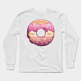 Sleeping Donut #2 by dozydonut Long Sleeve T-Shirt